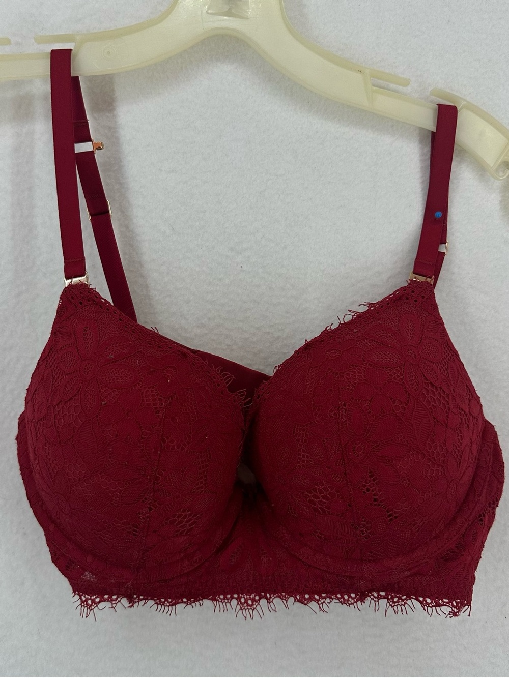 Aerie Lace Push-Up Bra Women’s 34D Underwire Red
